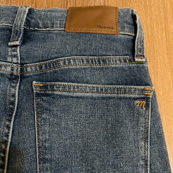 Madewell 10" High Rise Skinny Jeans Women's Size 23 Medium Wash Button Fly - Picture 11 of 13